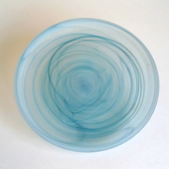 Blown Glass Plate and Bowl Set of 2 - Picture 6 of 9